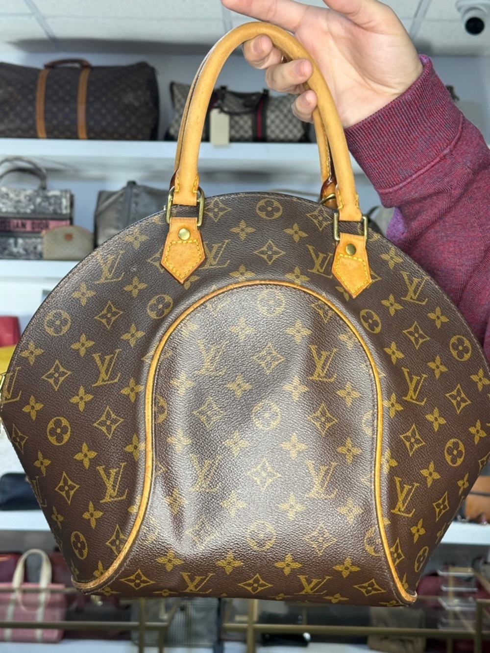 LV MONOGRAM BOWLER BAG